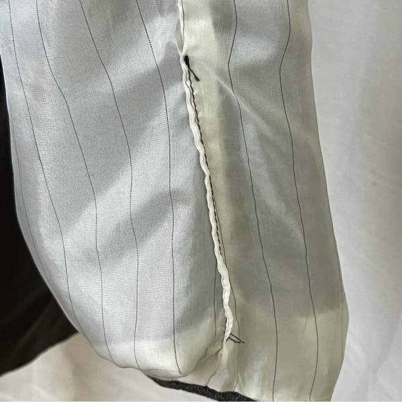 Canali made in Italy Sportcoat Window Pane Bemberg Wool Surgion Cuffs Vent 46L - Picture 9 of 15
